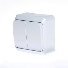 Slēdzis Schneider Electric Prima, 2 kl, balts krās.