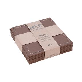 Gėrimų padėkliukai 101000090, 10 cm x 10 cm, 4 vnt., (spalva/dizainas parenkami atsitiktine tvarka)