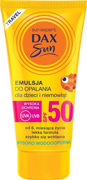 Päevituse hooldusvahend Dax Sun Children SPF50, 50 ml