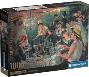 Dėlionė Clementoni Museum Renoir Luncheon Of The Boatin 37063, 50 cm x 70 cm, 1000 vnt., įvairių spalvų