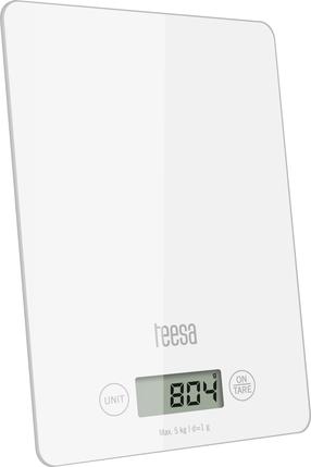 Elektroniski virtuves svari Teesa TSA0804-W, balta krās.