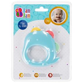 Прорезыватель для младенцев BamBam Elephant, голубой цв.