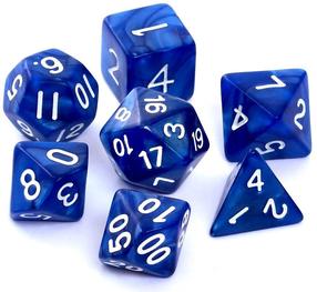 Žaidimo kauliukai Rebel RPG Dice Set - Dark Blue