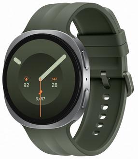 Viedais pulkstenis Samsung Galaxy Watch 9 44mm LTE, sudraba krās.