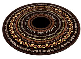 Kilimas vidaus Conceptum Hypnose Mystic Mandala 286CHL7081, įvairių spalvų/ruda sp., 200 cm x 200 cm