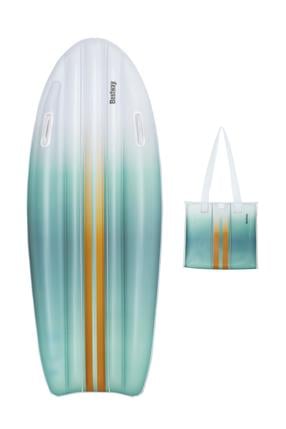 Pripučiamas plaustas Bestway TAHITI TOTE 2IN1, 1.83 cm x 71 cm, mėlyna sp.