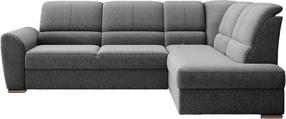 Kampinė sofa Siber Flores 4, pilka sp., dešininė, 186 x 270 cm x 93 cm