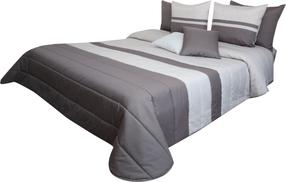 Lovatiesė NM45-E, pilka sp./grafito sp., 240 cm x 240 cm