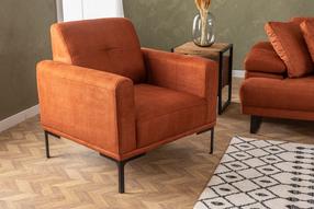 Krėslas Hanah Home Mustang 560ARE1734, oranžinė sp., 88 cm x 86 cm x 88 cm