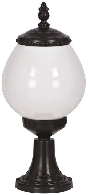 Pastatomas lauko šviestuvas Opviq BSU-68194-BSY-KOP, 60W, E27, IP65, juoda sp., 25 cm x 45 cm