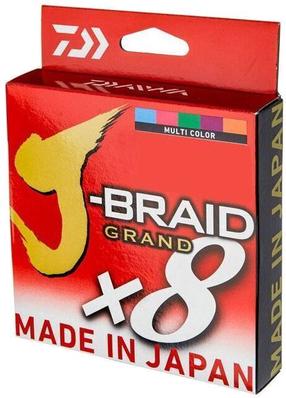 Jõhv Daiwa J-Braid Grand x8, 15000 cm, 0.018 cm, mitmevärviline
