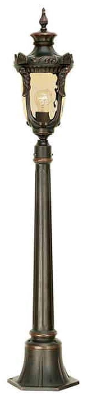 Brīvi stāvošs āra gaismeklis Elstead Lighting Philadelphia, 60W, E27, IP44, bronzas krās., 19 cm x 116.5 cm