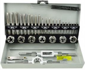 Frezų komplektas Geko G38301 Tap & Die, 32 vnt.