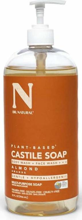 Šķidrās ziepes Dr. Natural Castile Liquid Almond, 946 ml