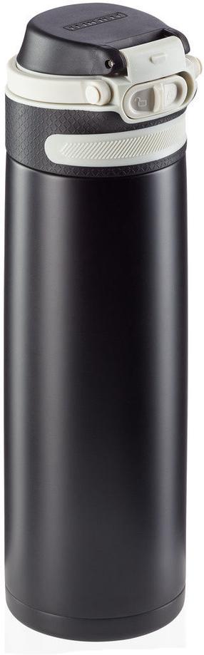 Termokrūze Leifheit Flip, 0.6 l, melna krās.