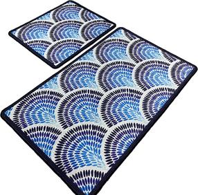 Vonios kilimėlių rinkinys Foutastic Azul 359CHL5175, įvairių spalvų, 100 cm x 60 cm
