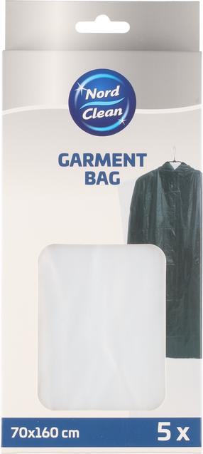 Riiete kott Nord Clean 647574, 160 cm x 70 cm, ldpe, läbipaistev v.
