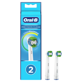 Elektrinio dantų šepetėlio galvutė Oral-B EB20-2 Precision Clean, balta sp., 2 vnt.