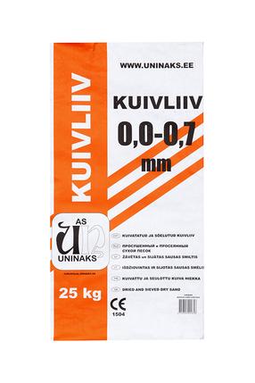 Liiv koduseks kasutamiseks/müürimistöödeks Naks, 25 kg