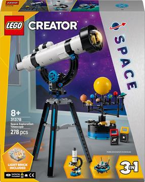 Konstruktorius LEGO® Creator 3 in 1 Kosmoso tyrinėjimo teleskopas 31378, 278 vnt.