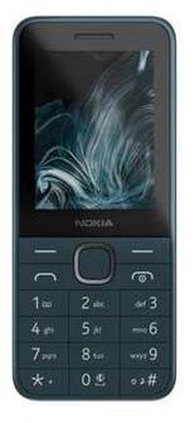 Telefons ar pogām Nokia 225 4G, 128 MB, zila krās.