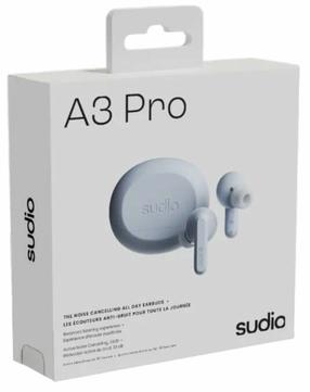 Belaidės ausinės Sudio A3 Pro A3PROBLU, žydra sp.