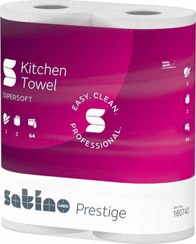 Paberkäterätik Wepa Satino Prestige, 2 kiht, 2 tk