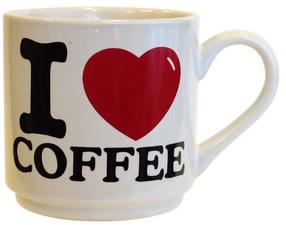  Tass Asi Collection I Love Coffee, valge v., 0.4 l