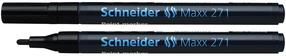 Teksto žymeklis Schneider Maxx 271 65S127101, 1 - 2 mm, juoda sp.