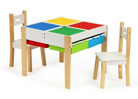 Vaikų kambario baldų komplektas EcoToys Furniture Set, įvairių spalvų