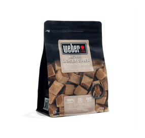 Grila iekuris, brūna krās. Weber Natural Lighter Cubes, 620 g, 25 cm, 48 gab.