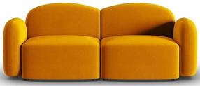 Sofa Micadoni Home Blair MIC_2S_184_F1_BLAIR7, geltona sp., 194 x 87 cm x 80 cm