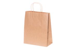 Dāvanu maisiņš 322262, 12 cm x 32 cm x 26 cm, brūna krās.