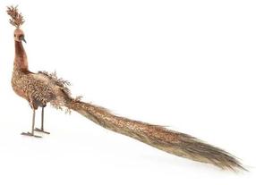 Figūrėlė, „Povas“, 60 cm, ruda sp./aukso sp.