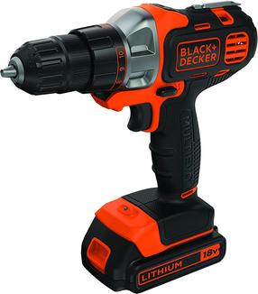Gręžtuvas su akumuliatoriumi Black & Decker MT218KB-QW, 18 V, 1.5 Ah