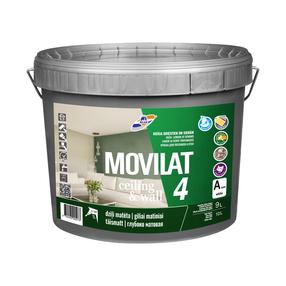 Dispersijas krāsa Rilak Movilat 4, balts krās., 9 l