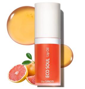 Lūpų aliejus The Saem ECO Soul, 6 ml, grapefruit sp., 03