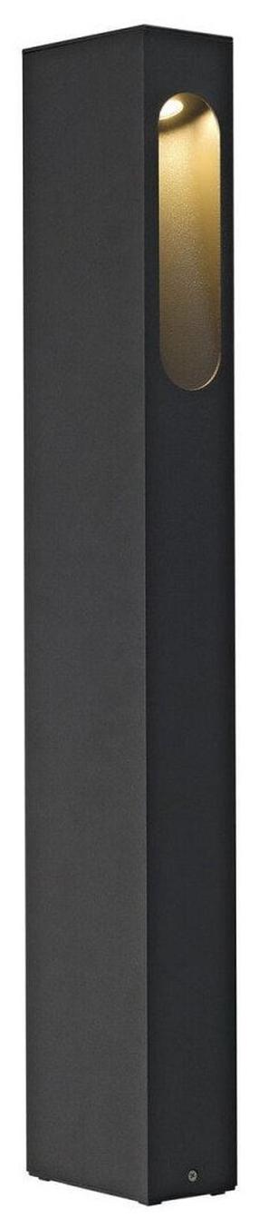 Brīvi stāvošs āra gaismeklis SLV Slotbox 70, 4W, LED, IP44, antracīta krās., 7 cm x 70 cm