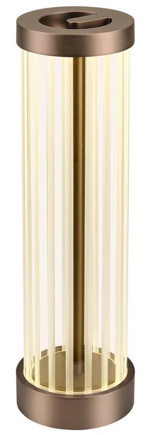 Darba galda gaismeklis SLV Quimera, LED, 4.3W, caurspīdīga krās./vara krās.