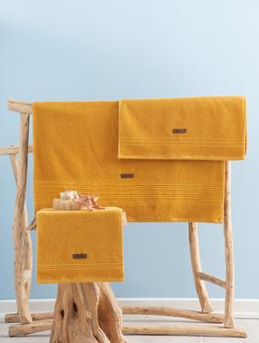  Набор банных полотенец Foutastic Wellness Towel Set 338CTN1510, желтый цв., 150 см x 75 см, 3 шт.