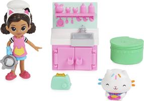 Figūrėlių rinkinys, su priedais Spin Master Gabbys Dollhouse Gabbys Lunch & Munch, įvairių spalvų