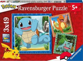 Dėlionė Ravensburger Pokemon 507860, 17.8 cm x 17.8 cm, 147 vnt., įvairių spalvų