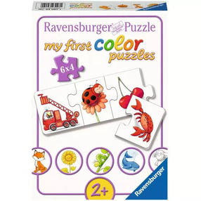Dėlionė Ravensburger My First Color Puzzles All Of My Colors 6in1, 24 vnt., įvairių spalvų