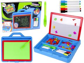Zīmēšanas tāfele Lean Toys Glowing Paint 2in1, 5 cm, daudzkrāsaina