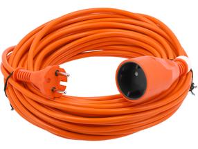 Buitinis ilgintuvas Vorel 82673, 2 x 1,5 mm², 20 m, IP20, 1 lizdo, oranžinė sp.