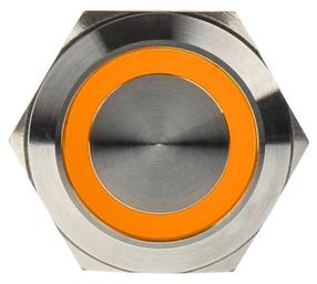 Деталь корпуса, кнопка DimasTech Vandalism Switch Silverline PD023, нержавеющей стали цв./oранжевый цв.