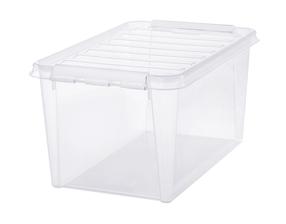 Коробка для вещей, для хранения вещей SmartStore, 46 л, прозрачный цв., 59 x 39