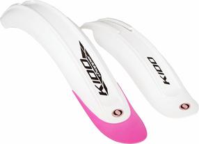 Брызговик Simpla Kido Chopper GRIP186 MUDG180, пластик, белый цв./розовый цв., 16", 2 шт.