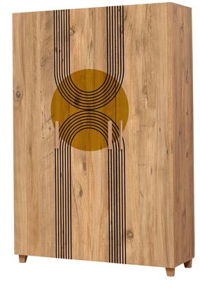 Skapis Kalune Design Leva Sun, brūna krās., 48 cm x 120 cm x 189 cm