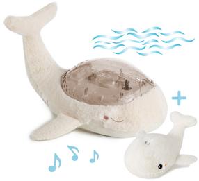 Проектор - детский ночник Cloud B Tranquil Whale, белый цв.